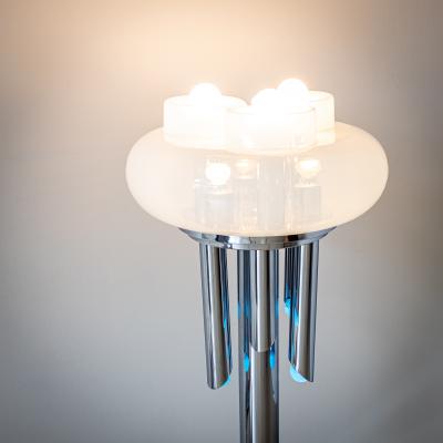 Mid 20th Century Tubular Floor Lamp attr to Carlo Nason Italy