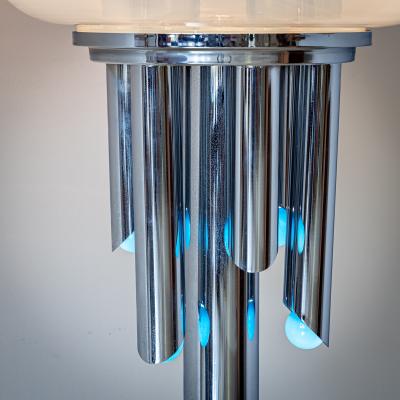 Mid 20th Century Tubular Floor Lamp attr to Carlo Nason Italy