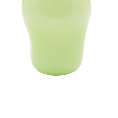 Mid 20th Century Two Color Blown Glass Covered Vase Bonbonniere