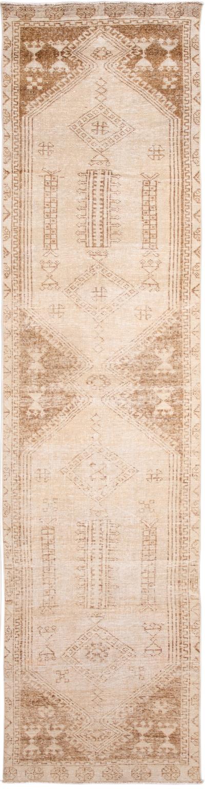 Mid 20th Century Vintage Turkish Wool Runner Rug 3 x 12