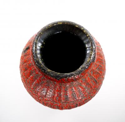 Mid 20th Century West German Large Fat Lava Decorative Vase
