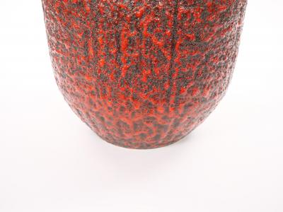 Mid 20th Century West German Large Fat Lava Decorative Vase
