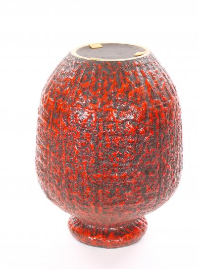 Mid 20th Century West German Large Fat Lava Decorative Vase