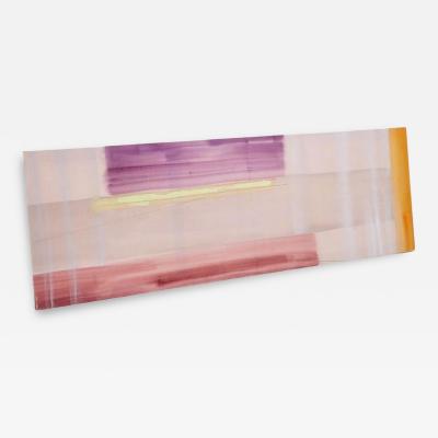 Mid Century Abstract Acrylic Painting on Canvas