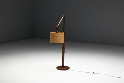 Mid Century Adjustable Floor Lamp Scandinavia 1960s
