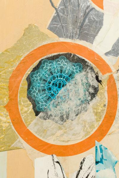 Mid Century Ameican abstract painting by Bernard Mausner