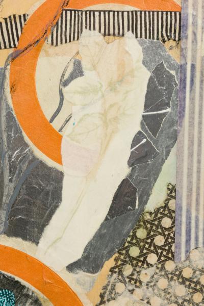 Mid Century Ameican abstract painting by Bernard Mausner