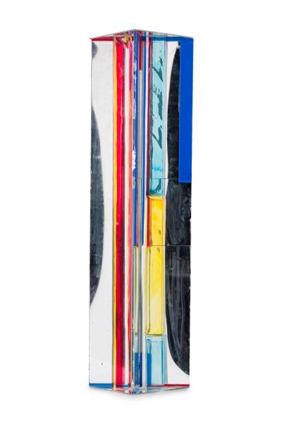Mid Century American Abstract Acrylic Sculpture