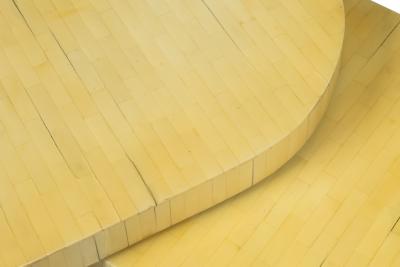 Mid Century American Inlaid Horn Pivoting Low Coffee Table