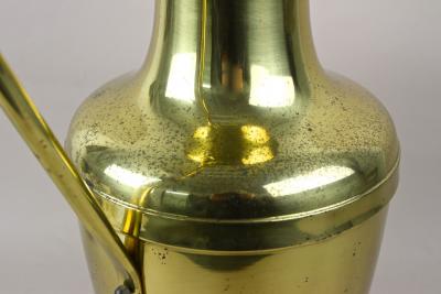 Mid Century Amphora Brass Vase With Handle Floor Vase Austria circa 1940 50s