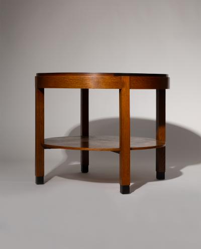 Mid Century Amsterdam School Side Table 1920s