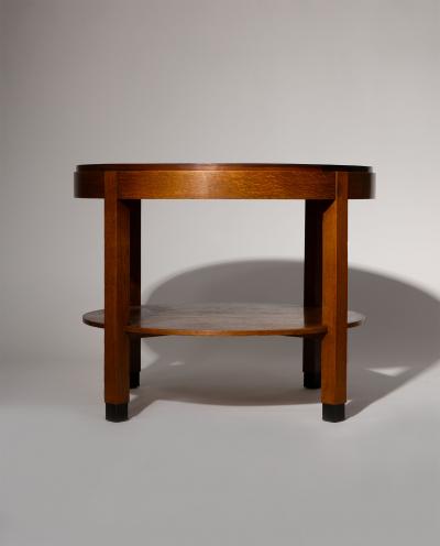 Mid Century Amsterdam School Side Table 1920s