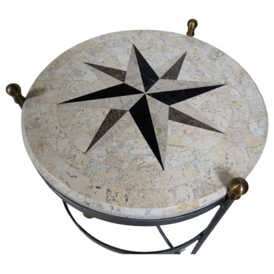 Mid Century Armillary Side Table