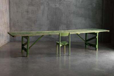 Mid Century Atelier Table Europe circa 1950