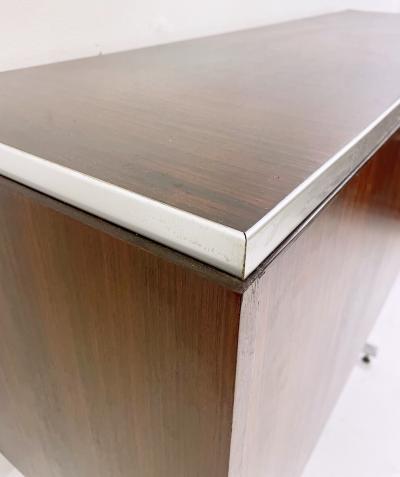 Mid Century Belgian Wooden Bar Cabinet