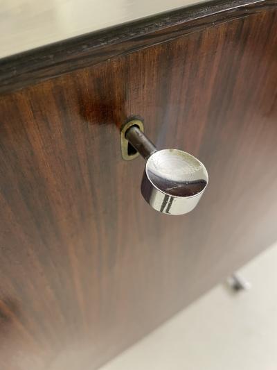 Mid Century Belgian Wooden Bar Cabinet