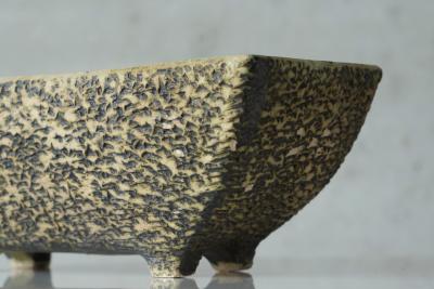 Mid Century Birch Bark Studio Pottery Planter 1950s