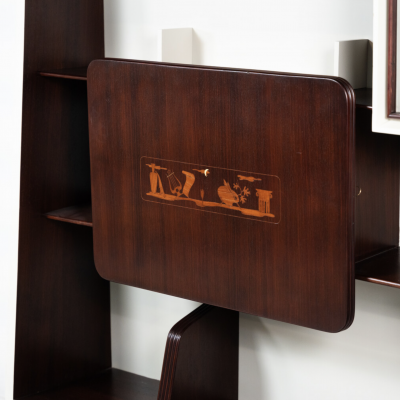 Mid Century Bookcase by Gio Ponti for Ariberto Colombo 1945