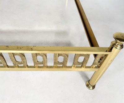 Mid Century Brass Bed by Angelo Brotto Esperia Italy 1970s