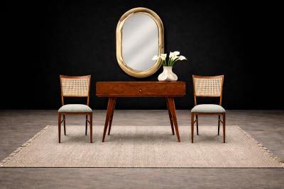 Mid Century Brazilian Modern Rosewood Lift Top Desk Brazil 1950s