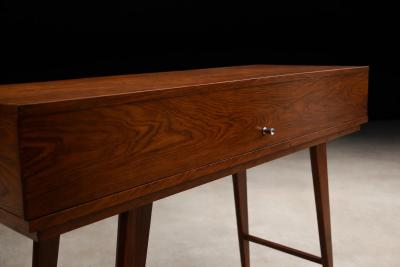 Mid Century Brazilian Modern Rosewood Lift Top Desk Brazil 1950s