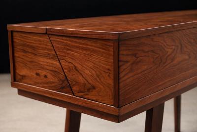 Mid Century Brazilian Modern Rosewood Lift Top Desk Brazil 1950s