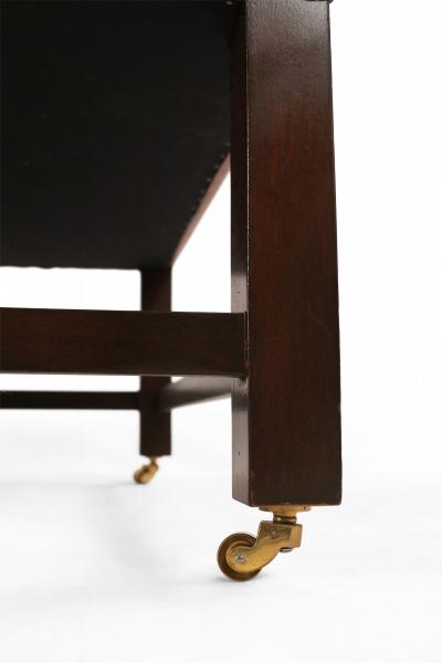 Mid Century Brown Tufted Leather Psychiatrist Couches