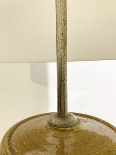 Mid Century Ceramic Table Lamp by Bitossi Italy 1960s