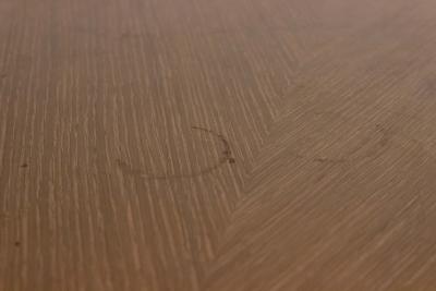 Mid Century Cerused Oak Octagonal Center Table