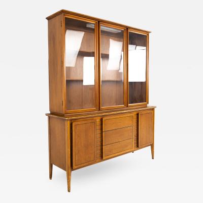 Mid Century China Cabinet And Hutch With Glass Doors Mid Century China Cabinet And Hutch, Mid Century China Cabinet