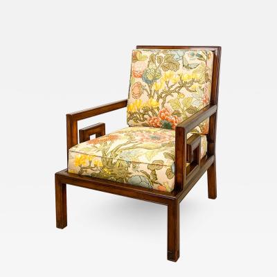 Mid Century Chinese Style Armchair America
