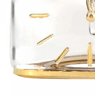 Mid Century Clock Design Perfume Bottle