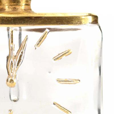 Mid Century Clock Design Perfume Bottle