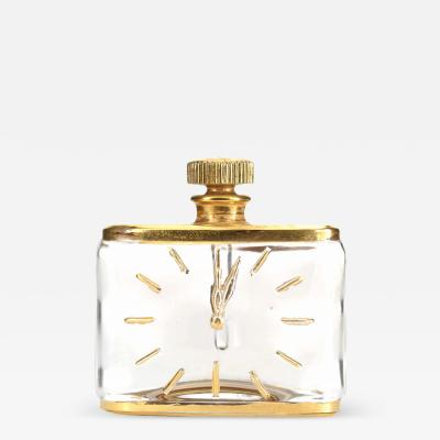 Mid Century Clock Design Perfume Bottle