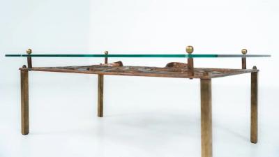 Mid Century Coffee Table by Frigerio Italy 1960s