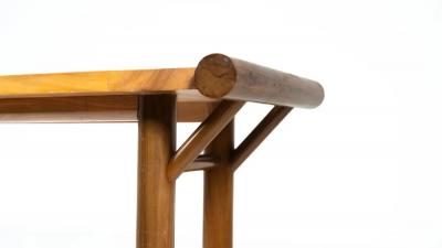 Mid Century Console Walnut Italy 1970s