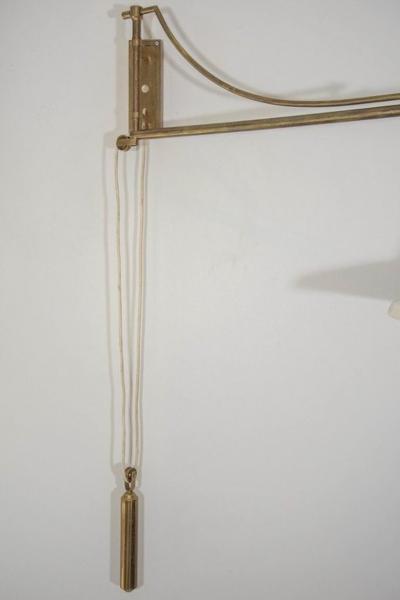 Mid Century Counter Balanced Adjustable Wall Scone