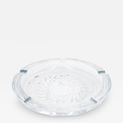 Mid Century Cut Crystal Ashtray