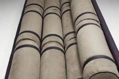 Mid Century Cylindrical Sofa Brazil 1970s