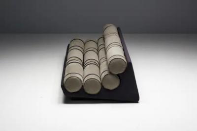 Mid Century Cylindrical Sofa Brazil 1970s