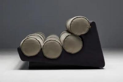 Mid Century Cylindrical Sofa Brazil 1970s