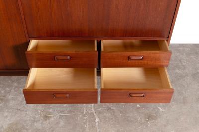 Mid Century Danish Modern Bar Cabinet Classic 1960s Scandinavian Design