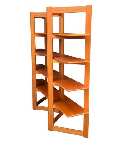 Mid Century Danish Modern Teak Shelving Unit Etagere or Wall Unit