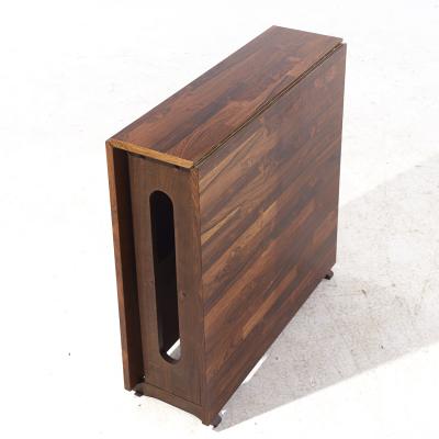Mid Century Danish Rosewood Gate Leg Dining Table