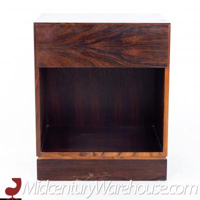 Mid Century Danish Rosewood Nightstand Side End Table