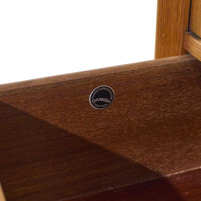 Mid Century Danish Teak Plinth Base Armoire