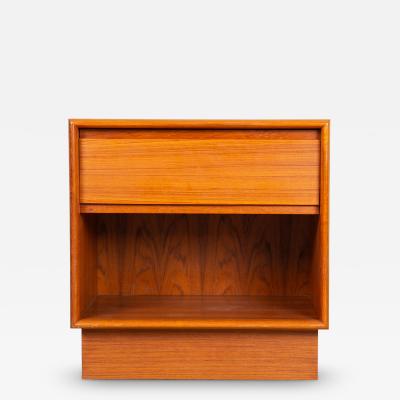 Mid Century Danish Teak Side Table Nightstand