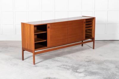 Mid Century Danish Teak Tambour Sideboard