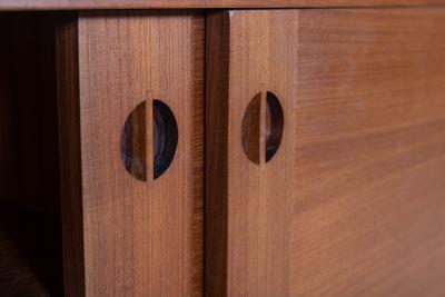 Mid Century Danish Teak Tambour Sideboard