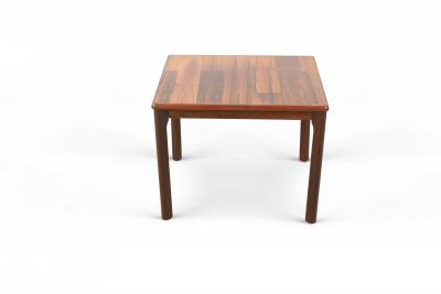 Mid Century Danish Walnut Square End Table
